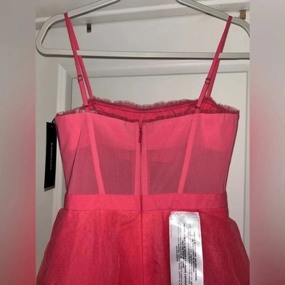 BCBGMAXAZRIA Marian Bustier Coral Fit and Flare Corset Evening Dress. Size 4 - Picture 12 of 12
